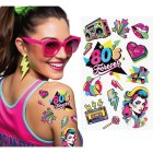 80-talls Engangstatoveringer Neon