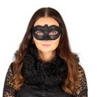 Venetiansk Øyemaske Svart