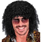Svart Afro Parykk