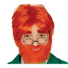 Leprechaun Parykk og Skjegg
