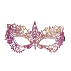 Venezia øyemaske lilla/gull