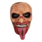 Zombie Latex Maske med Tunge
