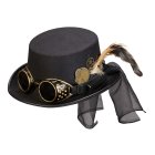 Steampunkhatt med Briller