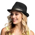 Gangster Fedora Svart