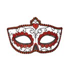 Day Of The Dead Øyemaske Svart og Rød