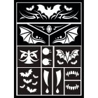 Vampyr Sminke Sjablong
