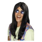 Lang Hippieparykk Svart