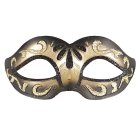 Maskerade Øyemaske Svart og Gull