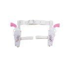 Cowgirl Pistol Sett Hvit og Rosa