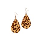 Leopard Dråpe Øreringer