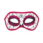 Day Of The Dead Maske Svart og Rosa