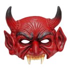Djevel halvmaske latex