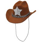 Mini Cowboyhatt Brun