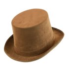 Vintage Cylinderhat Brun