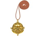 Pirathalskæde med Kranie Guld