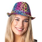 Leopardmønster Regnbue Hatt