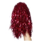 Pom Pom Metallisk Rød