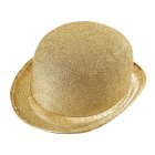 Gull glitrende bowlerhatt