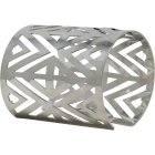 Futuristisk Mansjettarmbånd Sølv