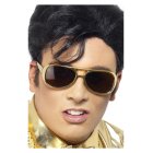 Elvis® 70-talls Solbriller Gull