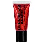 Glittergel Rød
