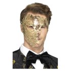 Metall Fantom Maske Gull