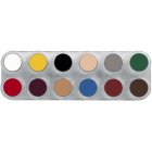 Grimas Fettsminke Pure, B, Palett 12