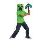 Minecraft® Hakke- og Creeper-maskesett for barn