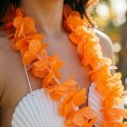 Hawaii Blomsterkrans Oransje