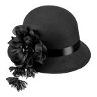 1920-talls Hatt Svart