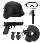 SWAT Barn Kostymesett Svart