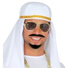 Selvklebende sheik skjeggsett svart