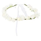 Hårbånd Hvit Blomsterkrans
