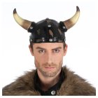 Vikinghjelm med Horn Brun