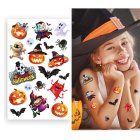 Gresskar Halloween Engangstatoveringer