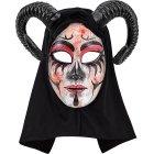 Demoninne Hette Maske Svart