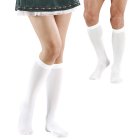 Knestrømper Hvit