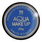 Metallisk Aqua Sminke Blå