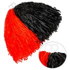 Cheerleader Pom Pom Rød og Svart