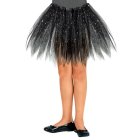 Glitrende Tutu Barneskjørt Tyll Svart