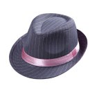 Fedora Grå og Lyserosa
