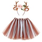 Reinsdyr Tutu Barnekostyme Sett Brun
