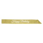 Happy Birthday Glitter Skråbånd