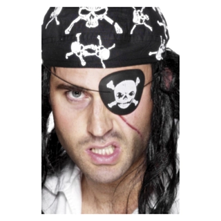 Piratøyelapp med Dødningehode