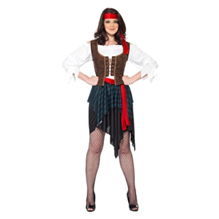 Lekker Piratdame Kostyme
