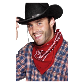 Cowboy Tørkle Bandana Rød