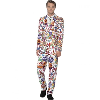 Cool Suit Groovy Dress Kostyme