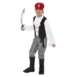 Pirat Deluxe Barnekostyme