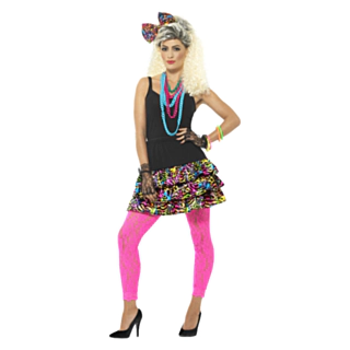80-talls Party Girl Kostyme