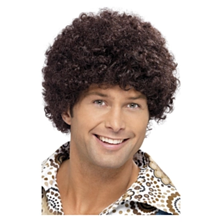 70-talls Disco Afroparykk Brun